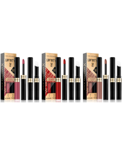 Max Factor Lipfinity 24HRS Duo Lip Colour + Top Coat Pack Of 3