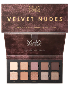 MUA Velvet Nudes 10pc Eyeshadow Palette